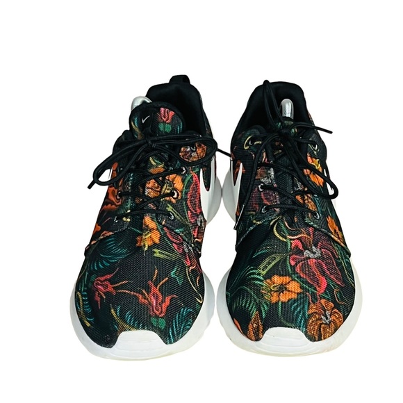 Nike Roshe Run 655206-810 Floral Total Orange Size Men’s 10 - Picture 3 of 9